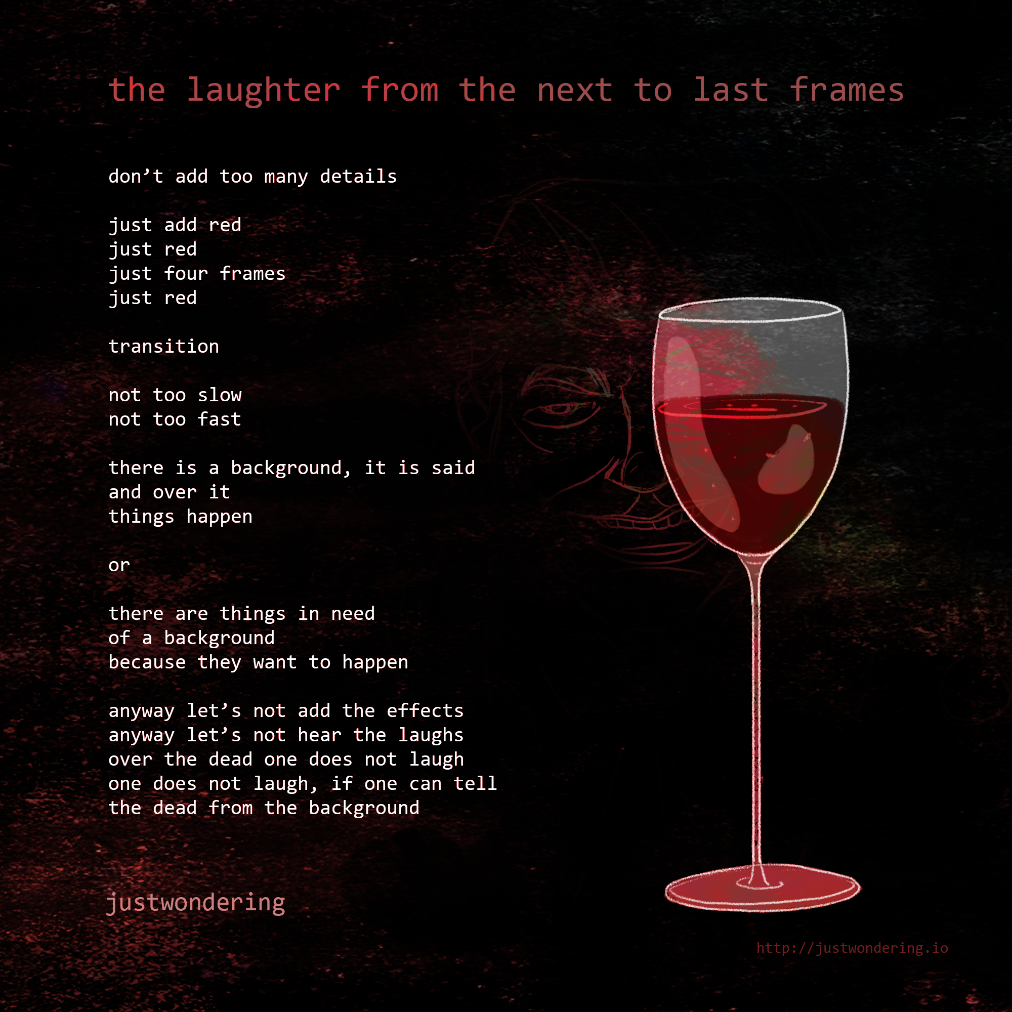 Poem-The last frames Poem-The last frames